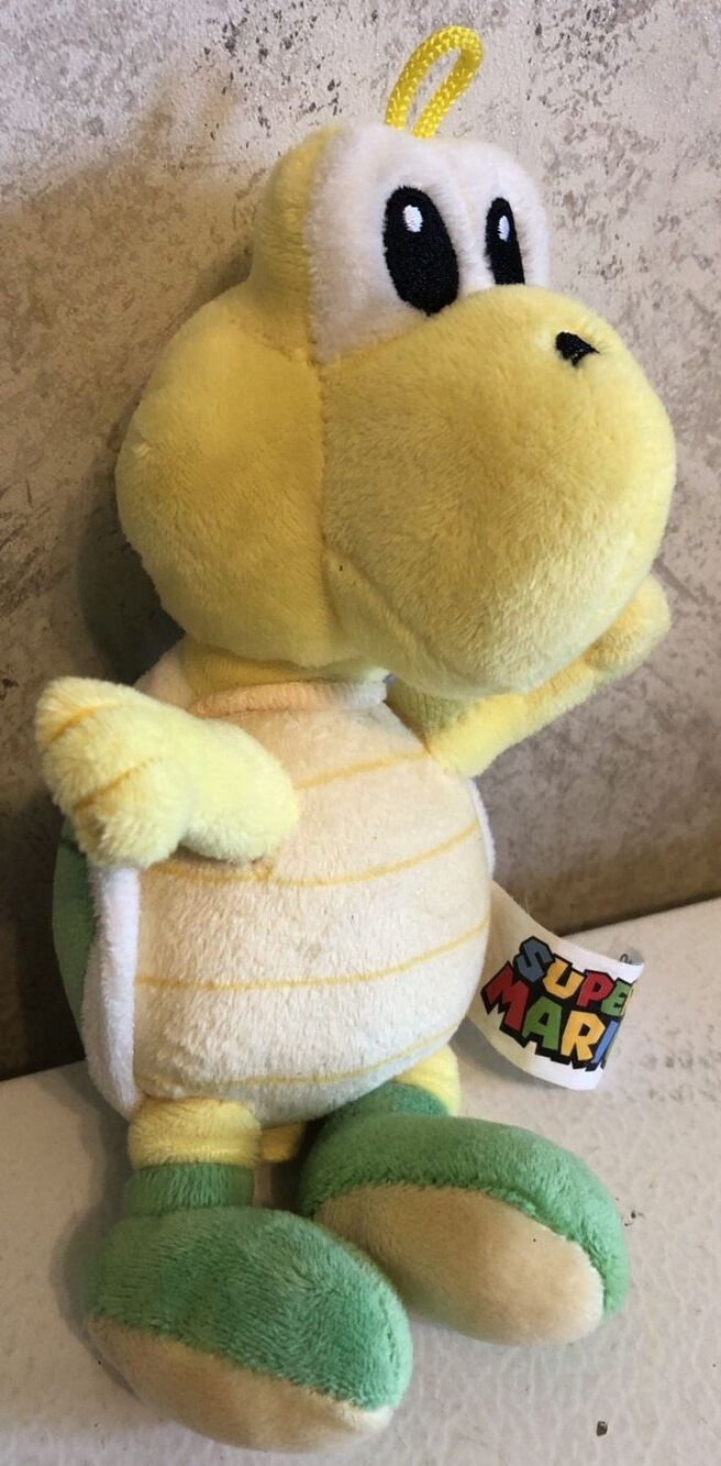 2021 Super Mario Nintendo KOOPA TROOPA 7” Plush Stuffed Toy By Basic Fun